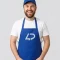Homme avec tablier brodé personnalisé
