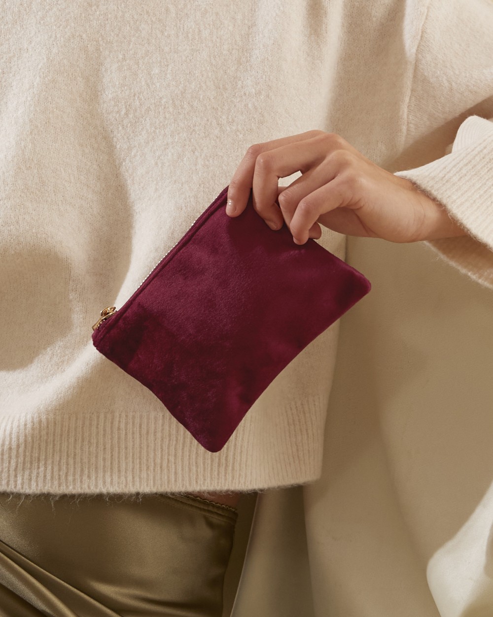 Sacs & Bagagerie personnalisable BAG BASE VELVET ACCESSORY POUCH