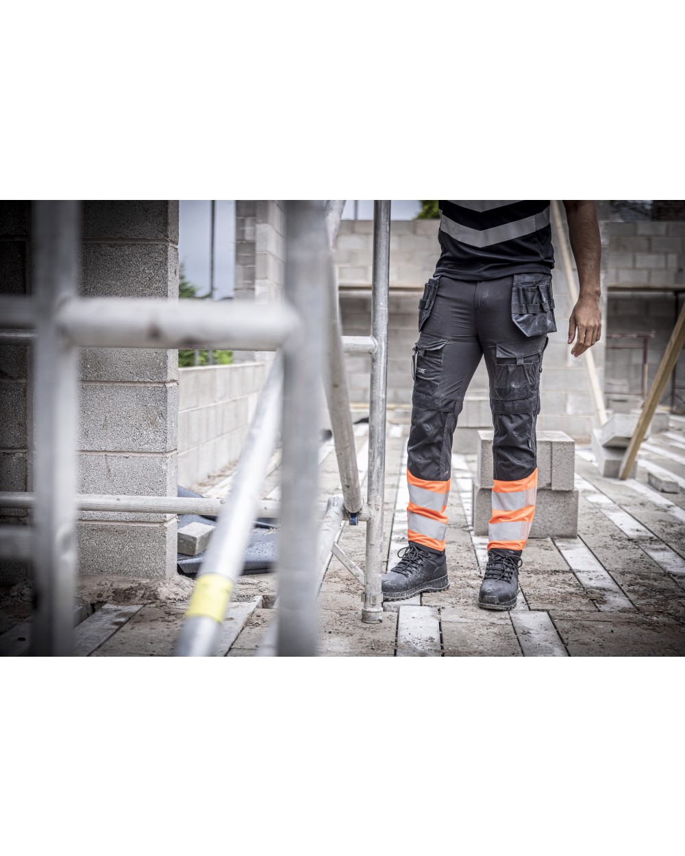 Broeken REGATTA Hi-Vis X-Pro Stretch Holster Trouser (Class 1) voor bedrukking &amp; borduring