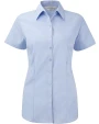 Hemden RUSSELL Ladies Short Sleeve Herringbone Shirt voor bedrukking &amp; borduring