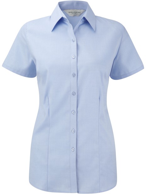 RUSSELL Chemise femme manche courtes à chevrons /api/colors/4c8673c9-9f30-4885-8015-c784ca13e566 personnalisable