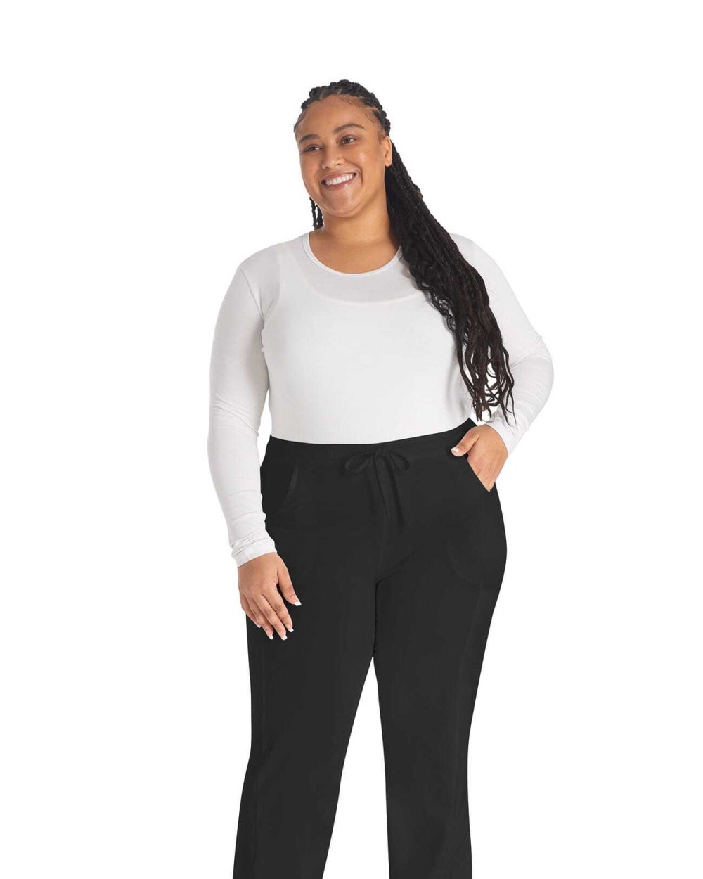 Broeken DICKIES Damesbroek met trekkoordje middelhoge taille voor bedrukking &amp; borduring