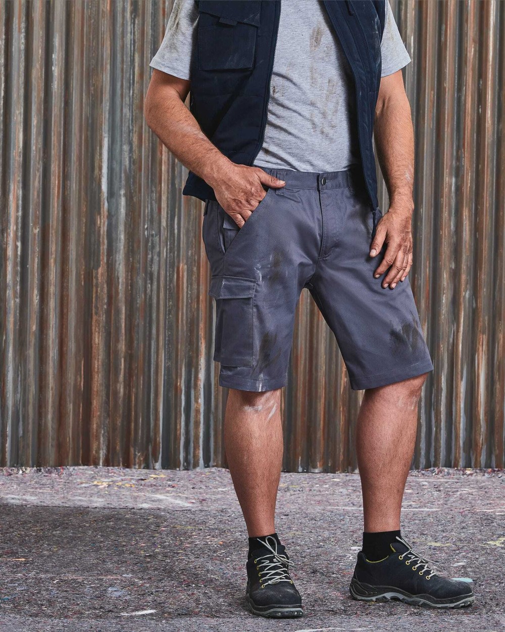 RUSSELL Polycotton Twill Shorts Bermudas & Shorts personalisierbar