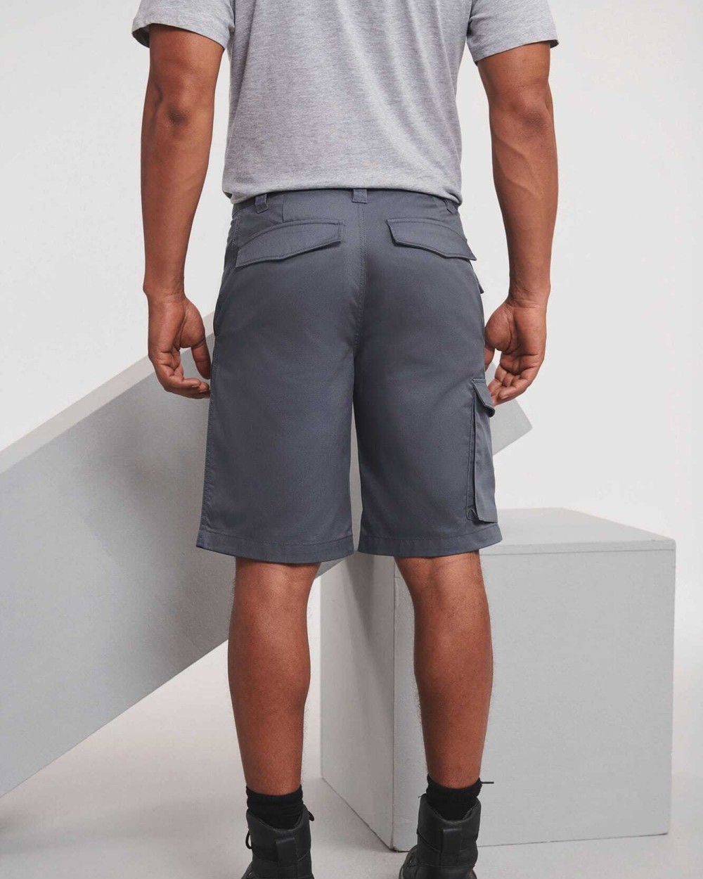 Bermuda's & Shorts RUSSELL Polykatoenen Twill bermuda voor bedrukking &amp; borduring