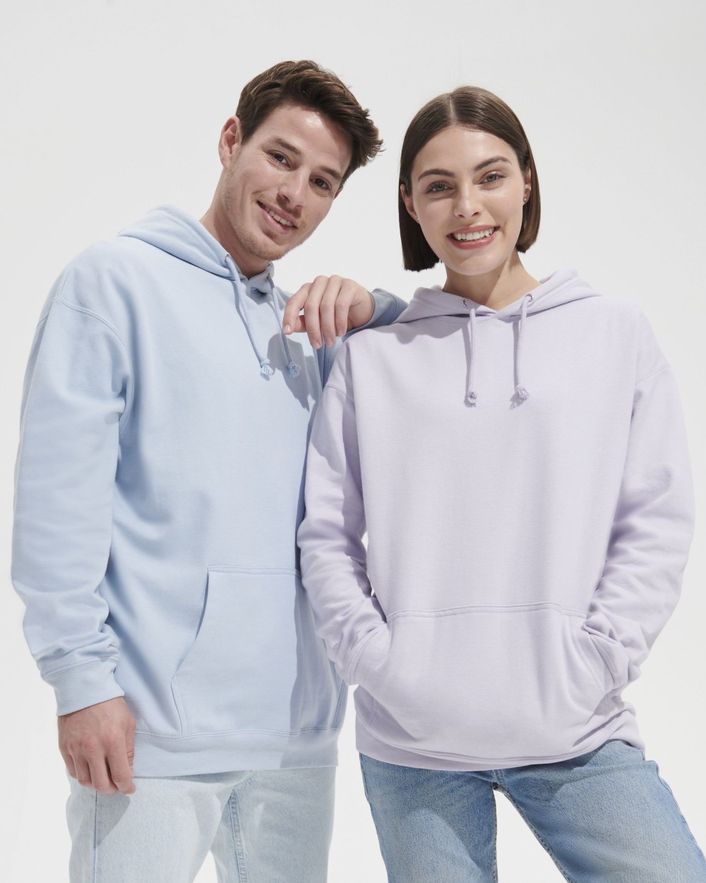 Sweaters & hoodies SOL'S Unisex Condor Hooded Sweatshirt voor bedrukking &amp; borduring