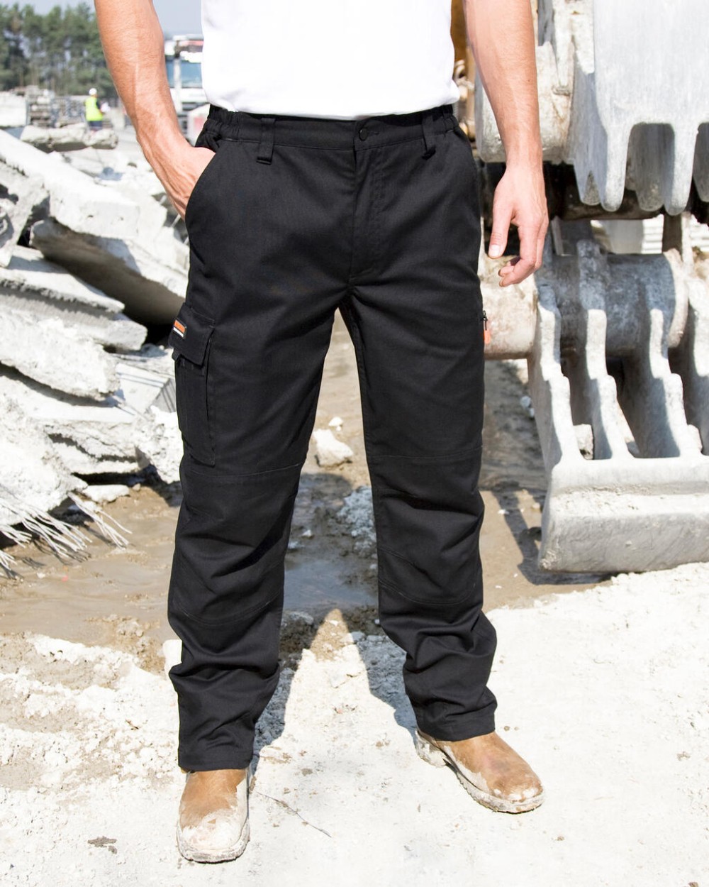 Broeken RESULT Work Guard Stretch Trousers Reg voor bedrukking &amp; borduring