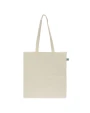 Tassen & Zakken 4DO Fairtrade katoenen tas ecru lang 140g/m² 38x42cm voor bedrukking &amp; borduring