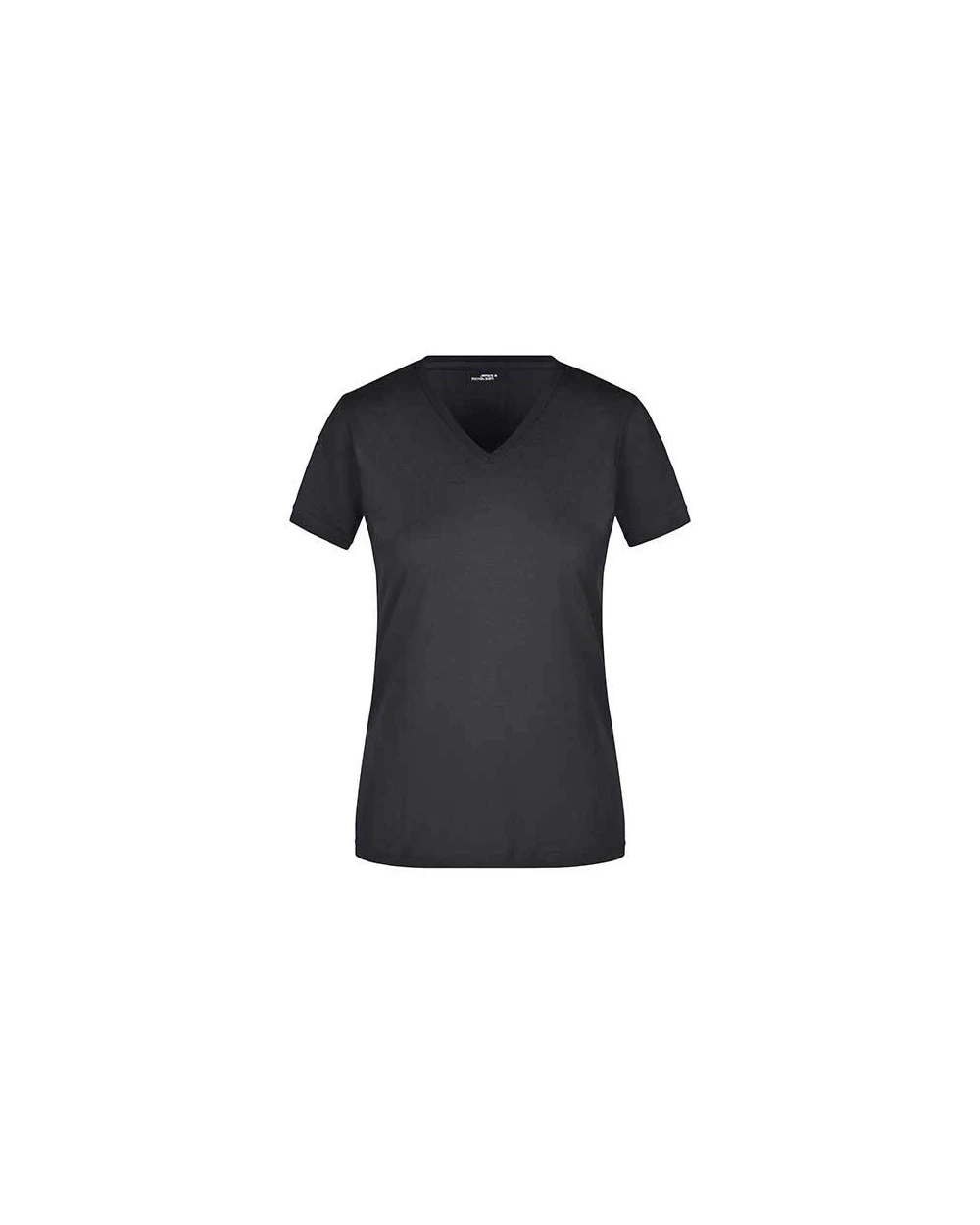 T-shirts JAMES & NICHOLSON Ladies` Slim Fit V-T voor bedrukking &amp; borduring