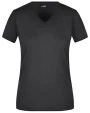 T-shirts JAMES & NICHOLSON Ladies` Slim Fit V-T voor bedrukking &amp; borduring