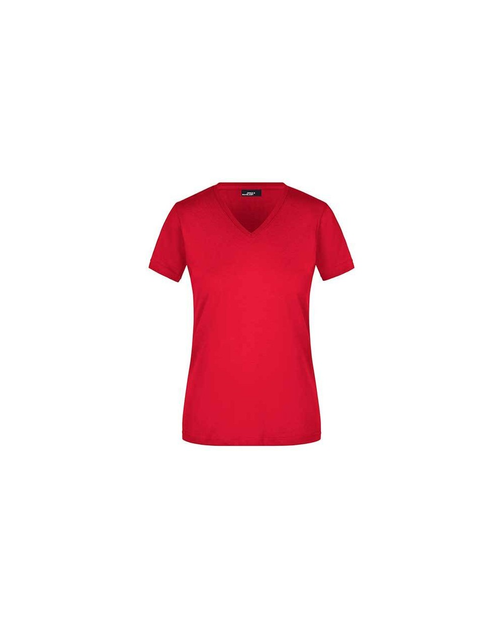 T-Shirts personnalisable JAMES & NICHOLSON Ladies` Slim Fit V-T