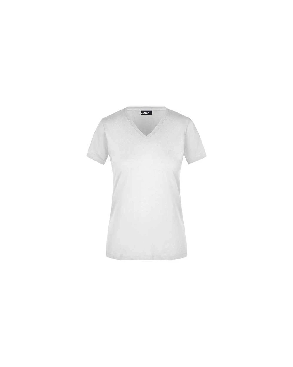 T-shirts JAMES & NICHOLSON Ladies` Slim Fit V-T voor bedrukking &amp; borduring