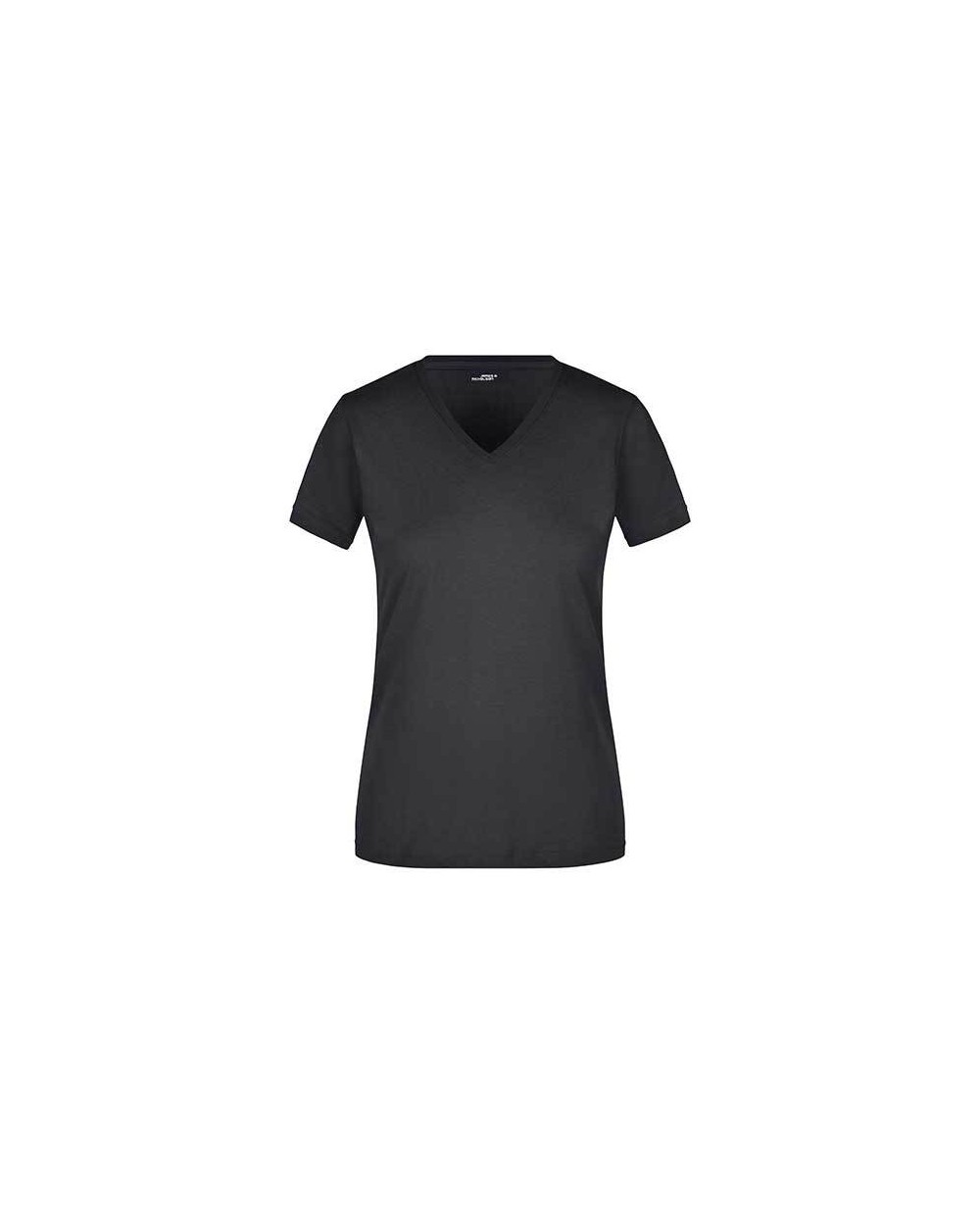 T-shirts JAMES & NICHOLSON Ladies` Slim Fit V-T voor bedrukking &amp; borduring
