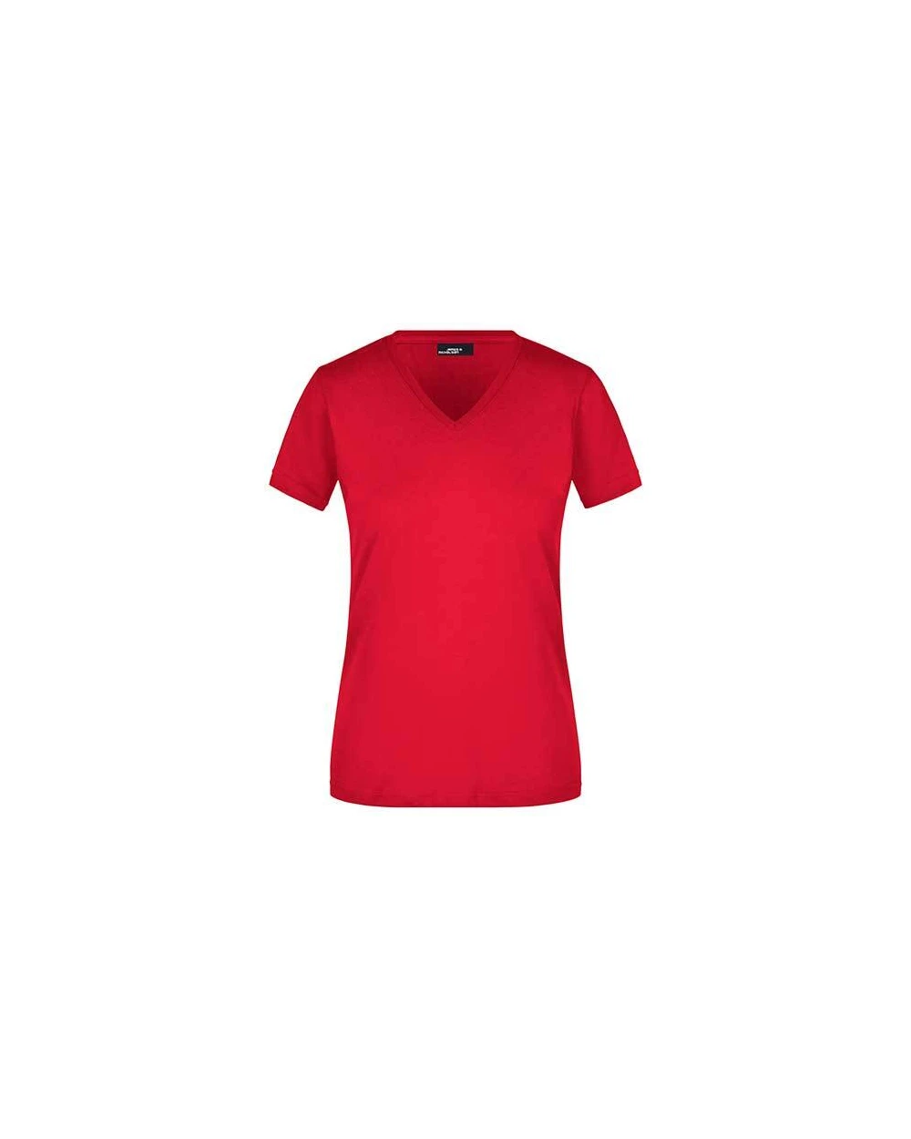T-shirts JAMES & NICHOLSON Ladies` Slim Fit V-T voor bedrukking &amp; borduring