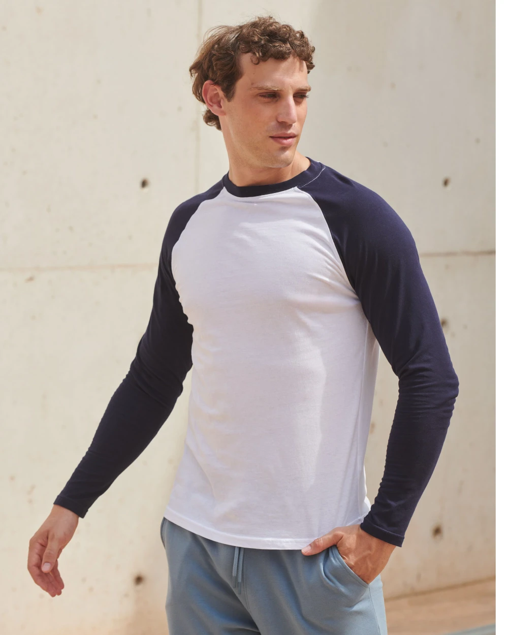 T-Shirts personnalisable SKINNIFIT L/S BASEBALL T