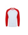 T-shirts SKINNIFIT L/S BASEBALL T voor bedrukking &amp; borduring