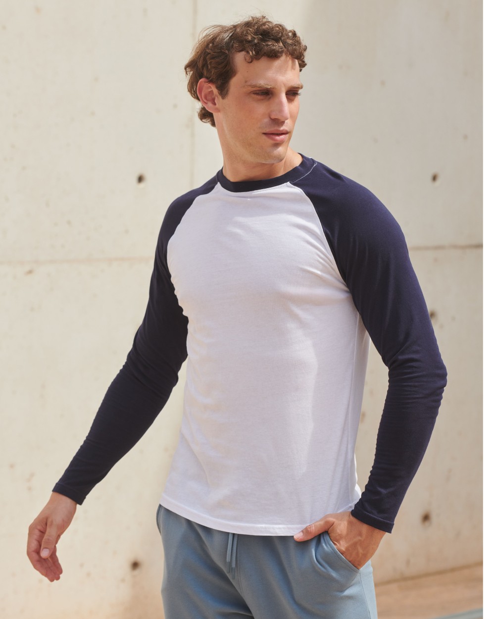 T-Shirts personnalisable SKINNIFIT L/S BASEBALL T