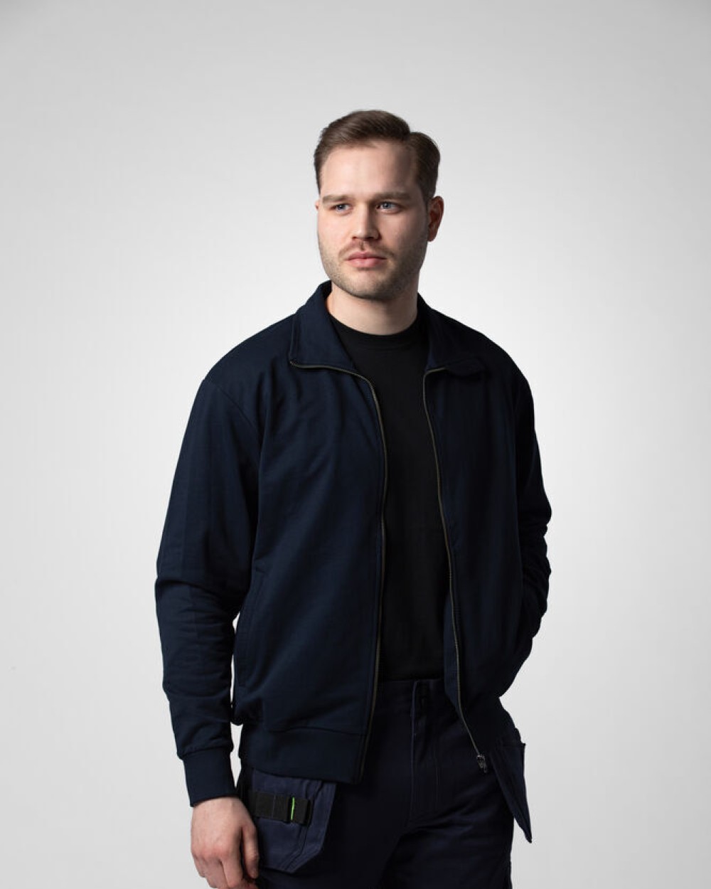 Sweat-shirts personnalisable PROJOB 2134 SWEATSHIRT ZIP COTON