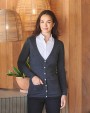 HENBURY Ladies' Lightweight V Cardigan Pullovers personalisierbar
