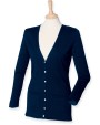 Truien HENBURY Ladies' Lichtgewicht cardigan met V-hals voor bedrukking &amp; borduring