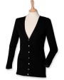 Truien HENBURY Ladies' Lichtgewicht cardigan met V-hals voor bedrukking &amp; borduring