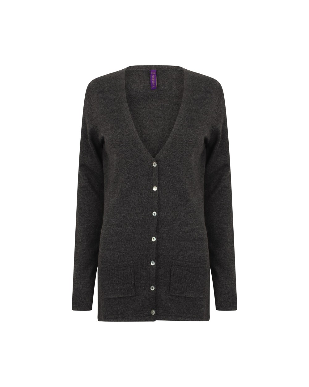 HENBURY Ladies' Lightweight V Cardigan Pullovers personalisierbar