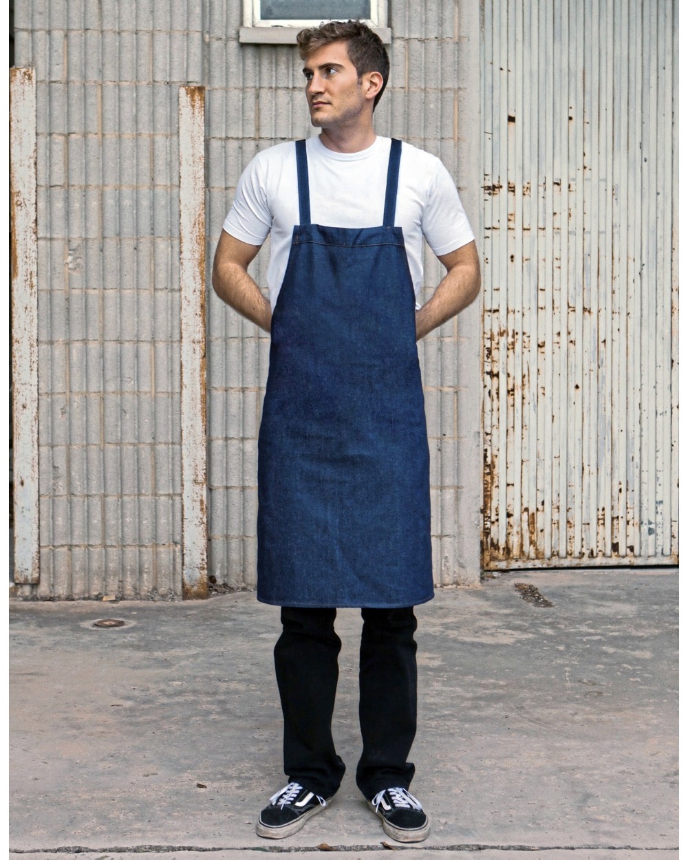 LINK KITCHENWEAR Barbecue apron with cross bands Schürzen personalisierbar