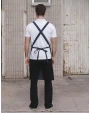 Schorten LINK KITCHENWEAR Barbecue apron with cross bands voor bedrukking &amp; borduring
