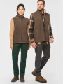 Vestes à personnaliser WK. DESIGNED TO WORK Bodywarmer polaire avec intérieur sherpa unisexe 