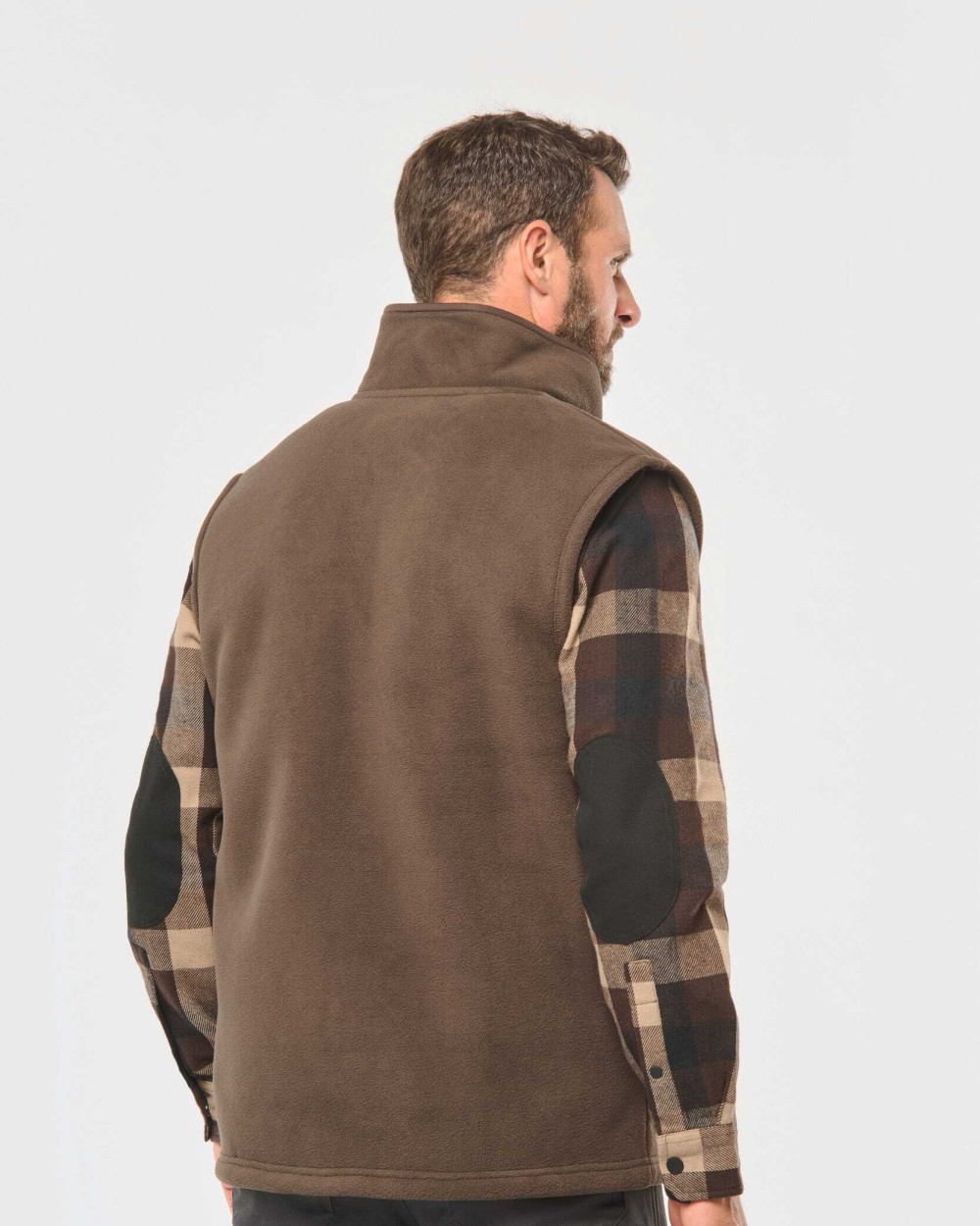 WK. DESIGNED TO WORK Bodywärmer aus Fleece mit Sherpa-Innenseite, Unisex Jacken personalisierbar