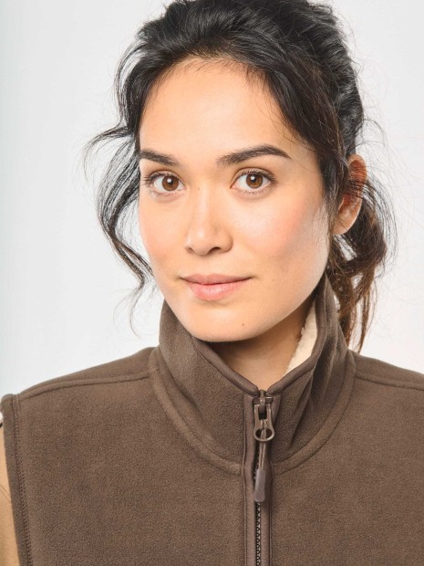 Vestes à personnaliser WK. DESIGNED TO WORK Bodywarmer polaire avec intérieur sherpa unisexe 