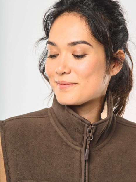 Vestes à personnaliser WK. DESIGNED TO WORK Bodywarmer polaire avec intérieur sherpa unisexe 