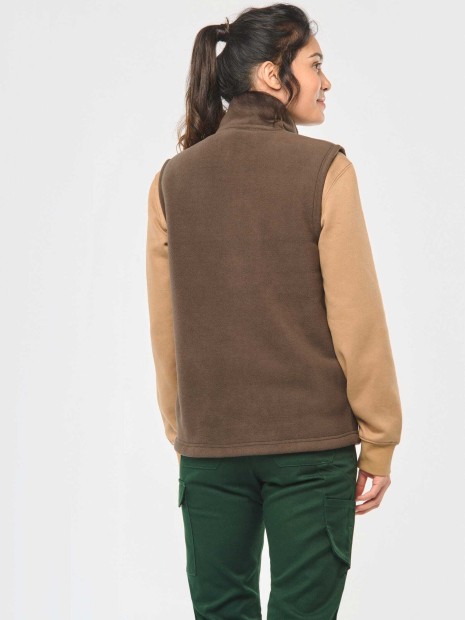 Vestes à personnaliser WK. DESIGNED TO WORK Bodywarmer polaire avec intérieur sherpa unisexe 