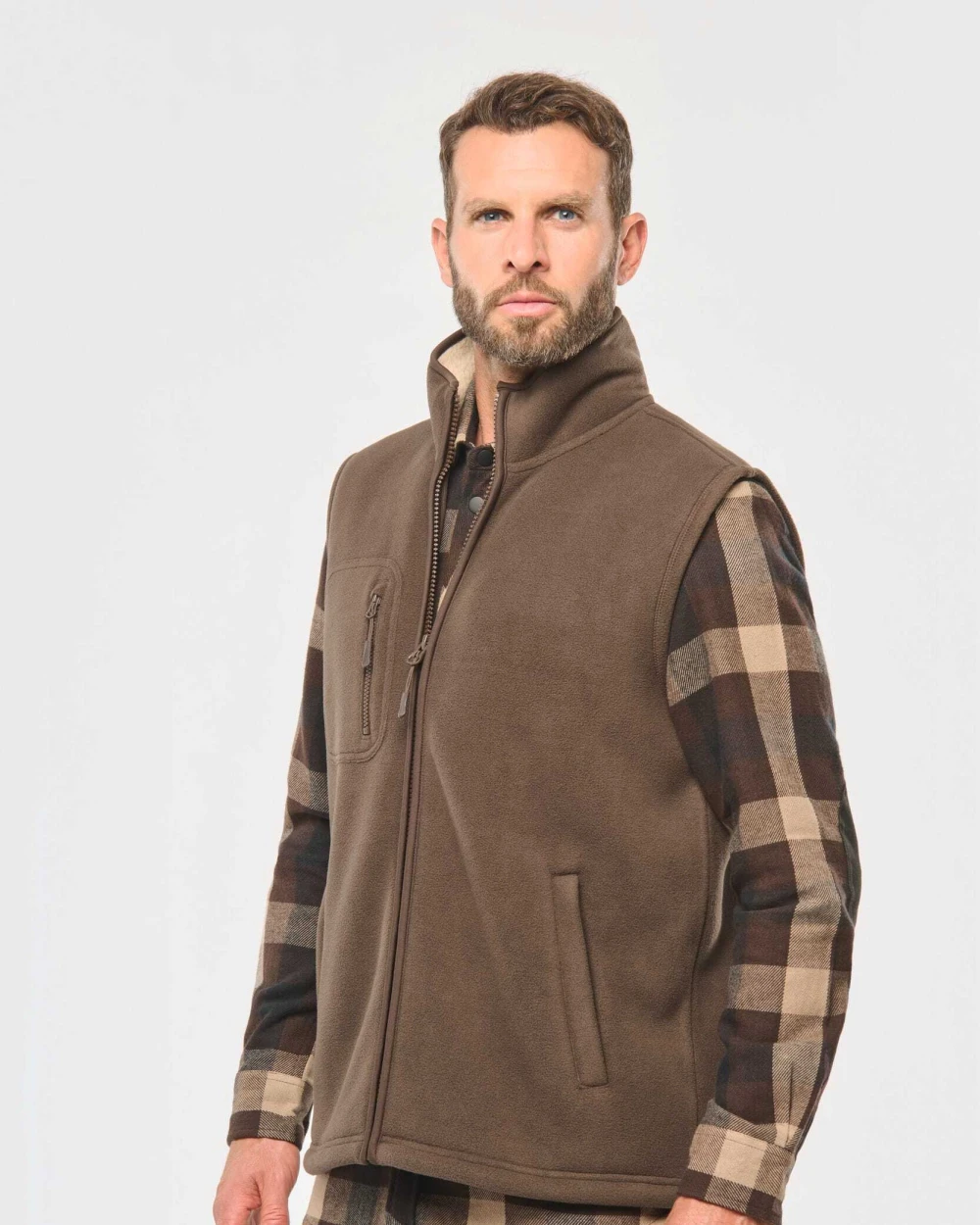 Jassen WK. DESIGNED TO WORK Fleece bodywarmer met binnenkant van sherpa uniseks voor bedrukking &amp; borduring
