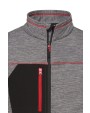 JAMES & NICHOLSON Men's Structure Fleece Jacket Polar Fleeces personalisierbar