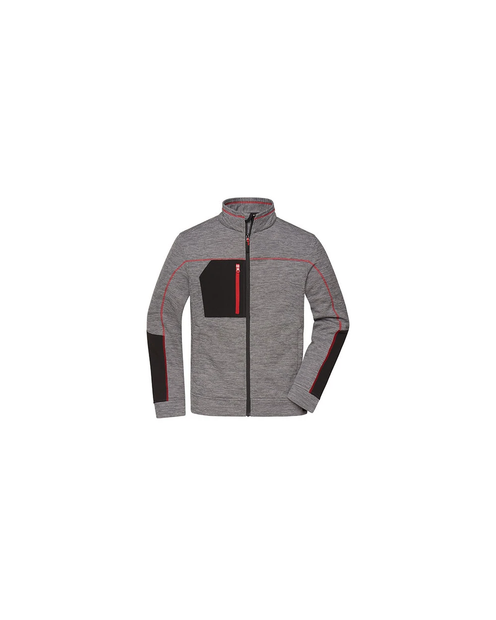 Laines polaires personnalisable JAMES & NICHOLSON Men's Structure Fleece Jacket