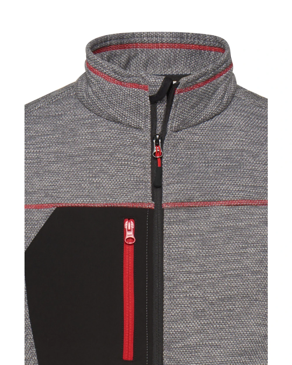 Polar Fleeces JAMES & NICHOLSON Men's Structure Fleece Jacket voor bedrukking &amp; borduring