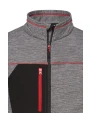 Polar Fleeces JAMES & NICHOLSON Men's Structure Fleece Jacket voor bedrukking &amp; borduring