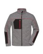 Laines polaires personnalisable JAMES & NICHOLSON Men's Structure Fleece Jacket