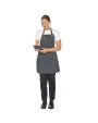 Schorten LE CHEF Utility Apron Bib Washed Denim voor bedrukking &amp; borduring
