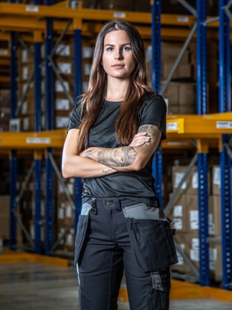 Pantalons à personnaliser PROJOB 5522 PANTALON COTON CORDURA FEMME 