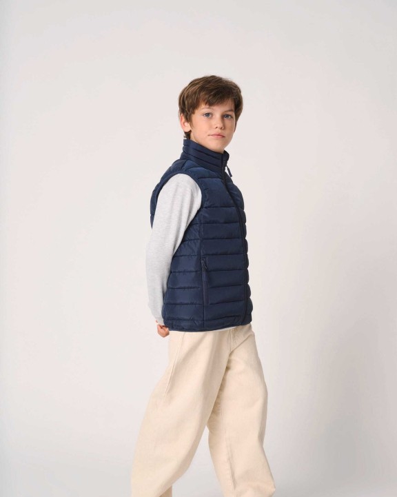 IDEAL BASIC BRAND Kinder gestepptes Bodywarmer Jacken personalisierbar
