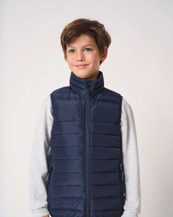 IDEAL BASIC BRAND Kinder gestepptes Bodywarmer Jacken personalisierbar