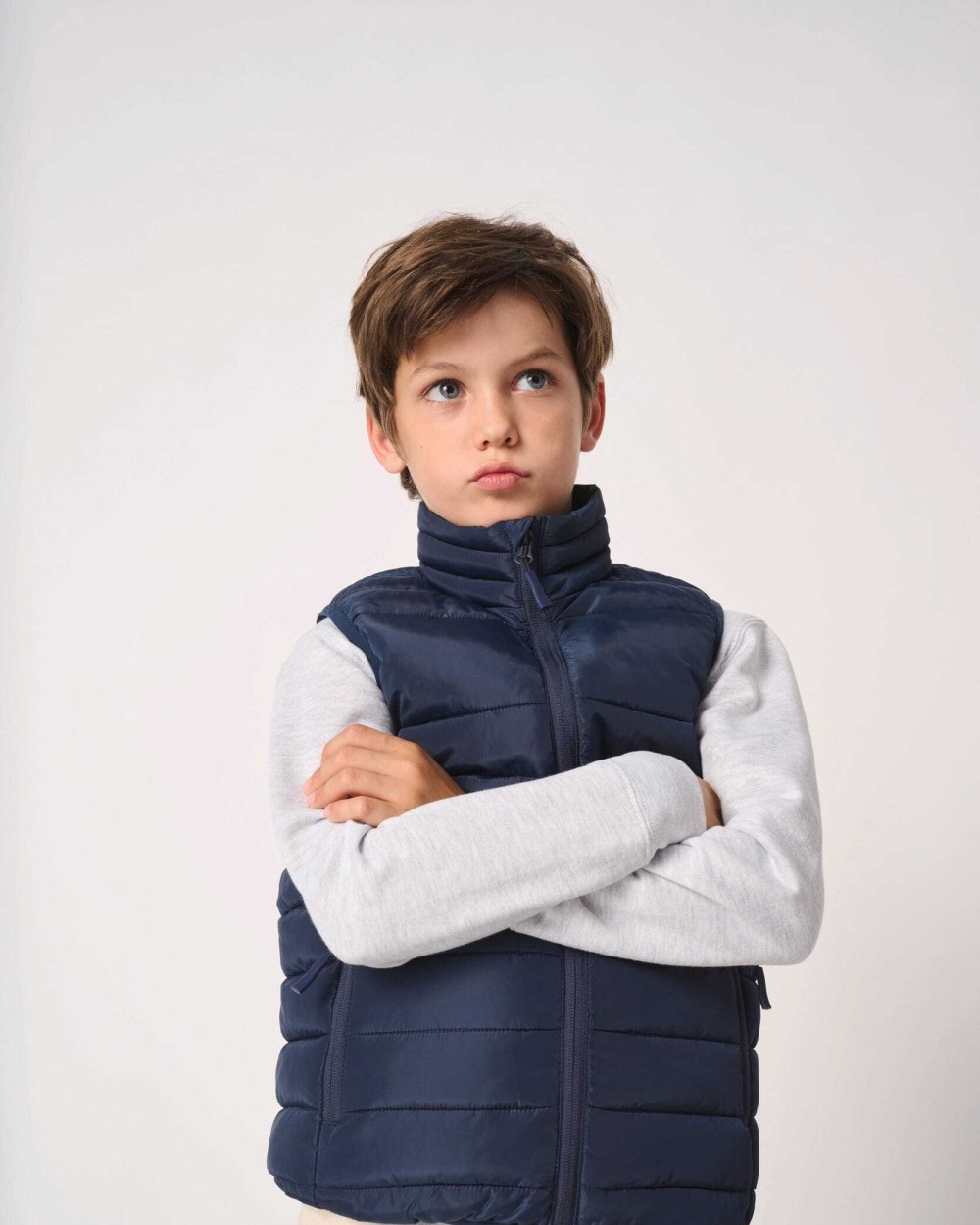 IDEAL BASIC BRAND Kinder gestepptes Bodywarmer Jacken personalisierbar