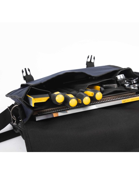 Tassen & Zakken WK. DESIGNED TO WORK Schoudertas voor gereedschap en laptop voor bedrukking &amp; borduring