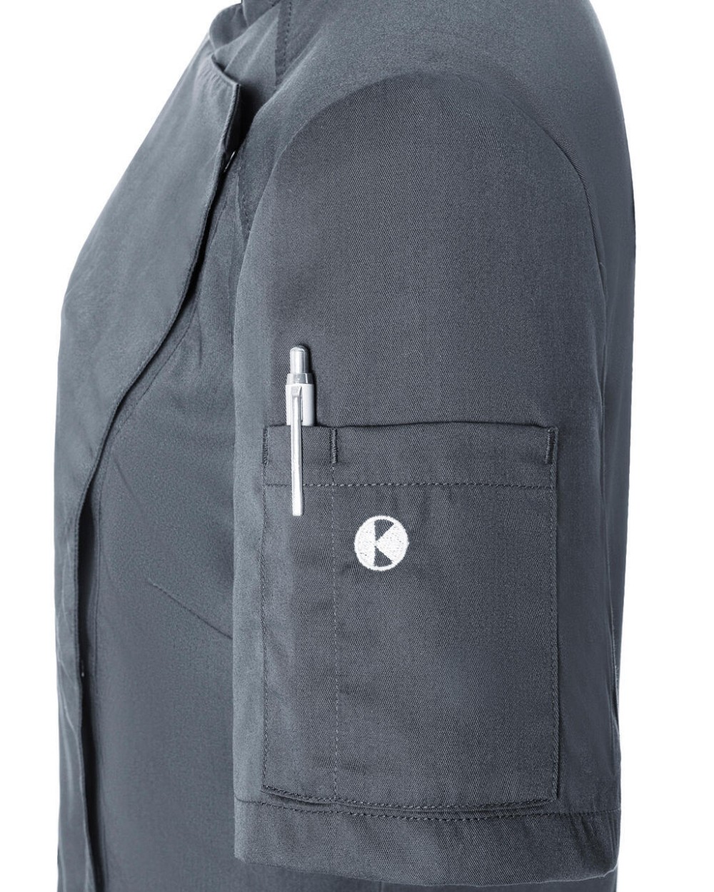 Vestes personnalisable KARLOWSKY Short-Sleeve Ladies' Chef Jacket Modern-Look