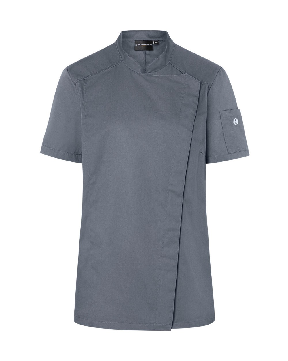 Vestes personnalisable KARLOWSKY Short-Sleeve Ladies' Chef Jacket Modern-Look