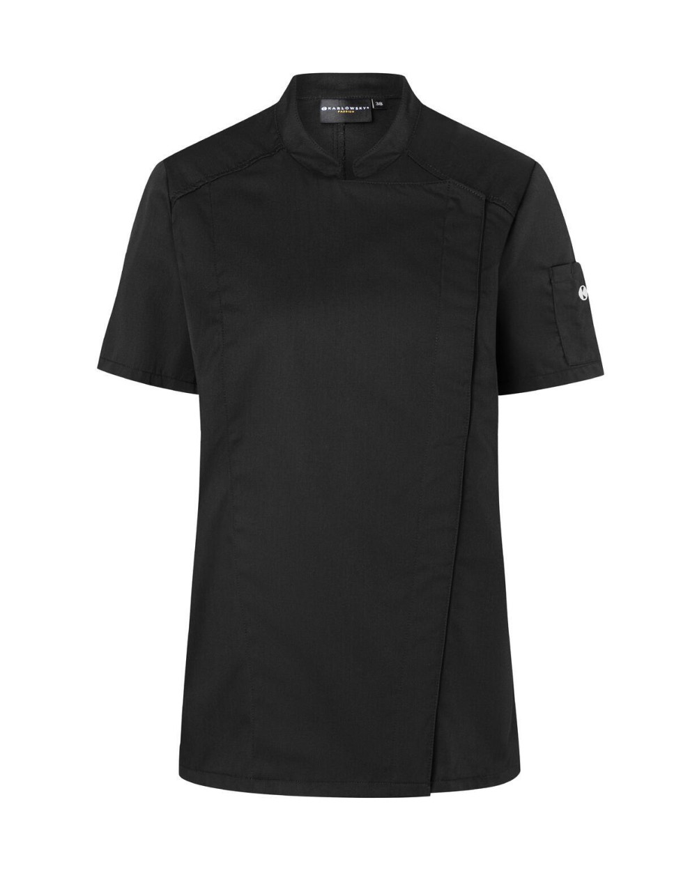 Vestes personnalisable KARLOWSKY Short-Sleeve Ladies' Chef Jacket Modern-Look