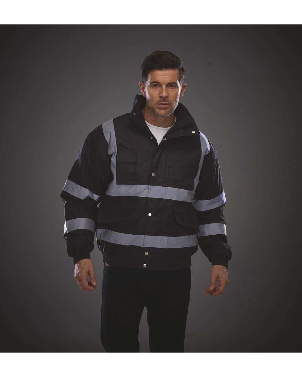 YOKO Hi-Vis Bomber Jacket Jacken personalisierbar