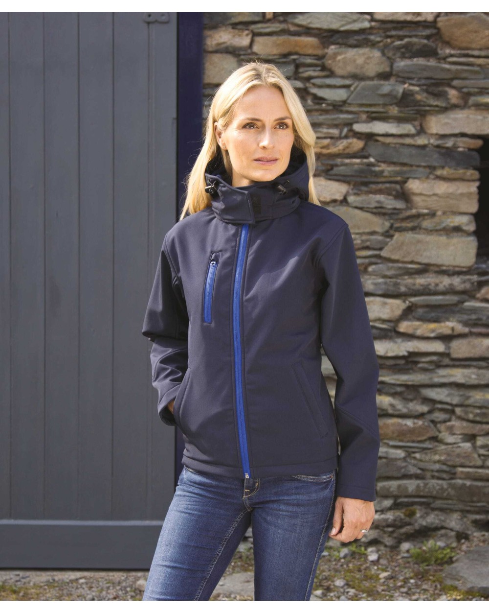 Softshells personnalisable RESULT Veste Softshell Capuche Femme TX Performance