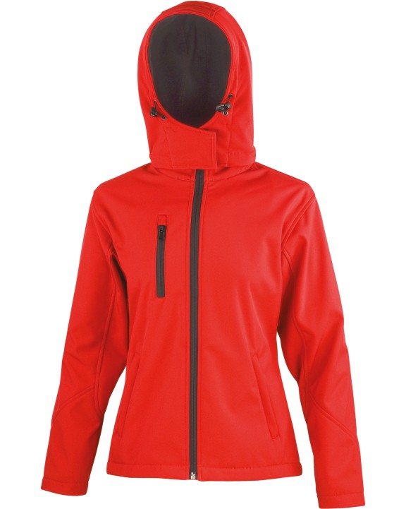 Softshells RESULT Core Ladies Tx Performance Hooded Soft Shell Jacket voor bedrukking &amp; borduring